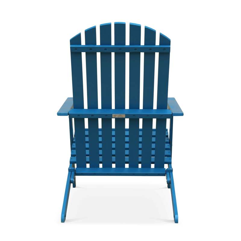 Set di 2 sedie sdraio reclinabili in legno di eucalipto FSC® con 3 posizioni di reclinazione (3/6)