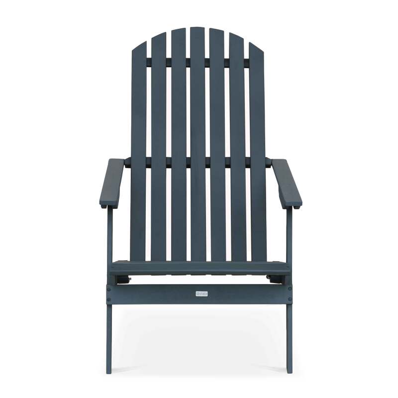 Set di 2 sedie sdraio reclinabili in legno di eucalipto FSC® con 3 posizioni di reclinazione