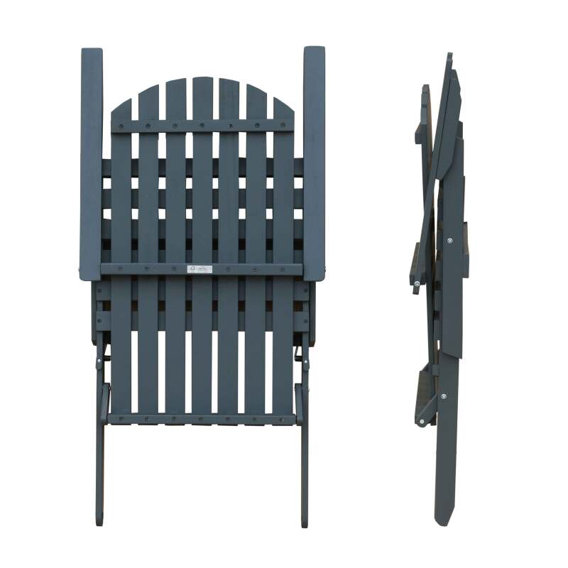 Set di 2 sedie sdraio reclinabili in legno di eucalipto FSC® con 3 posizioni di reclinazione