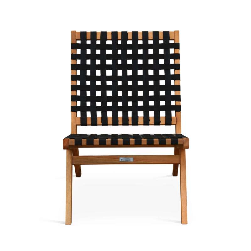 Set di 2 sedie sdraio reclinabili in legno di eucalipto FSC®