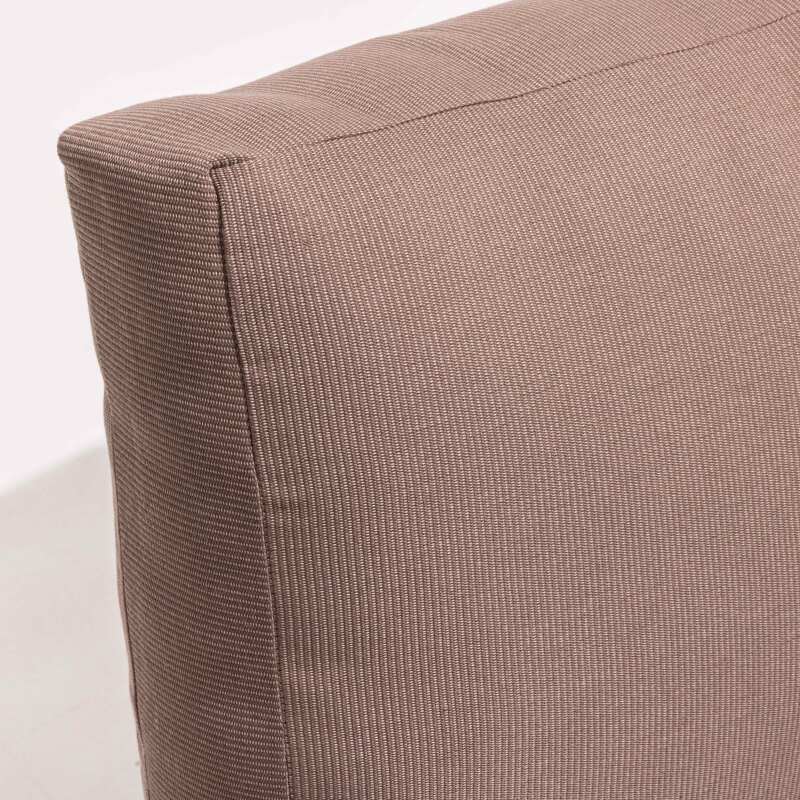 Salotto da giardino basso ad angolo a 6 posti in alluminio e legno FSC®