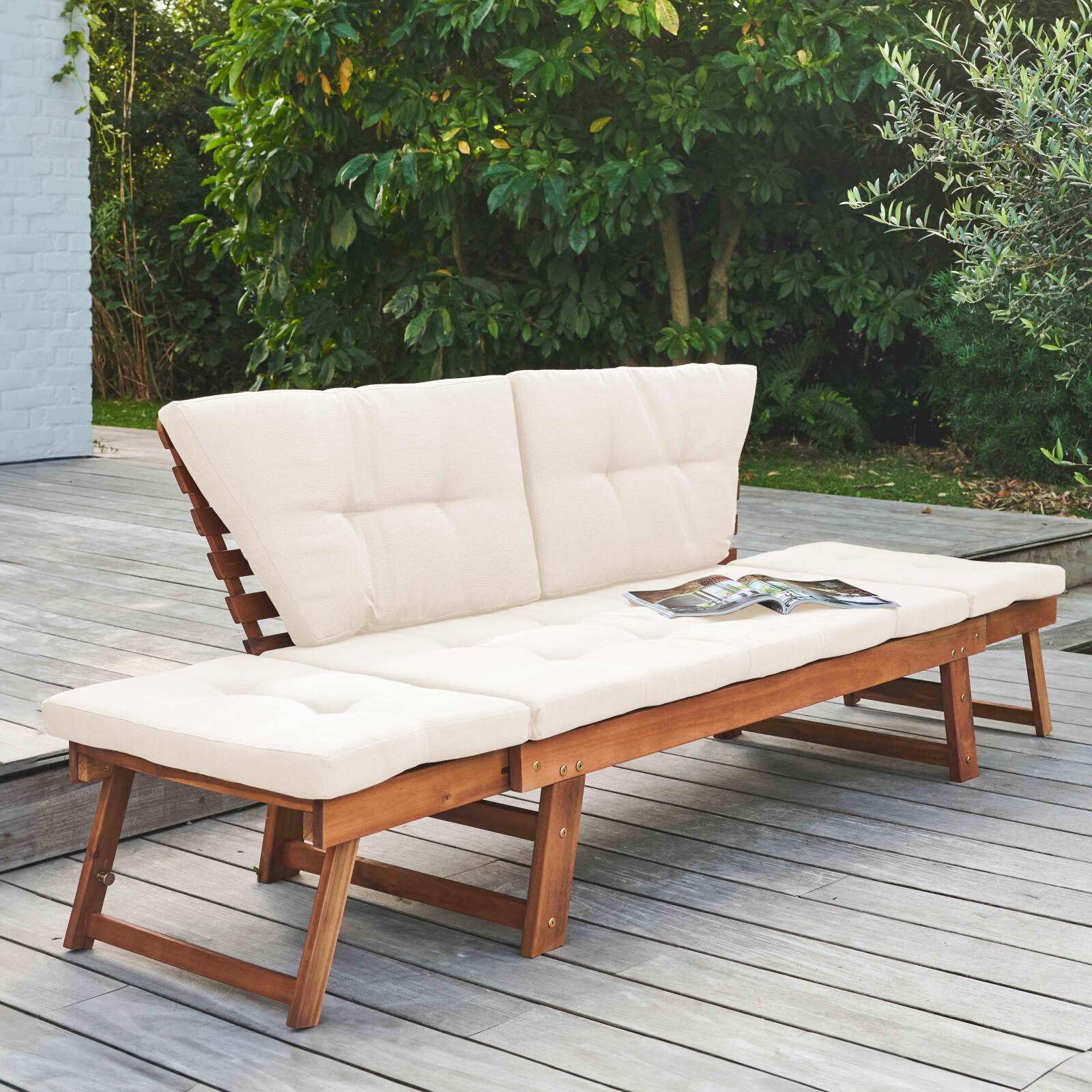 Divano da esterno relax in acacia FSC®