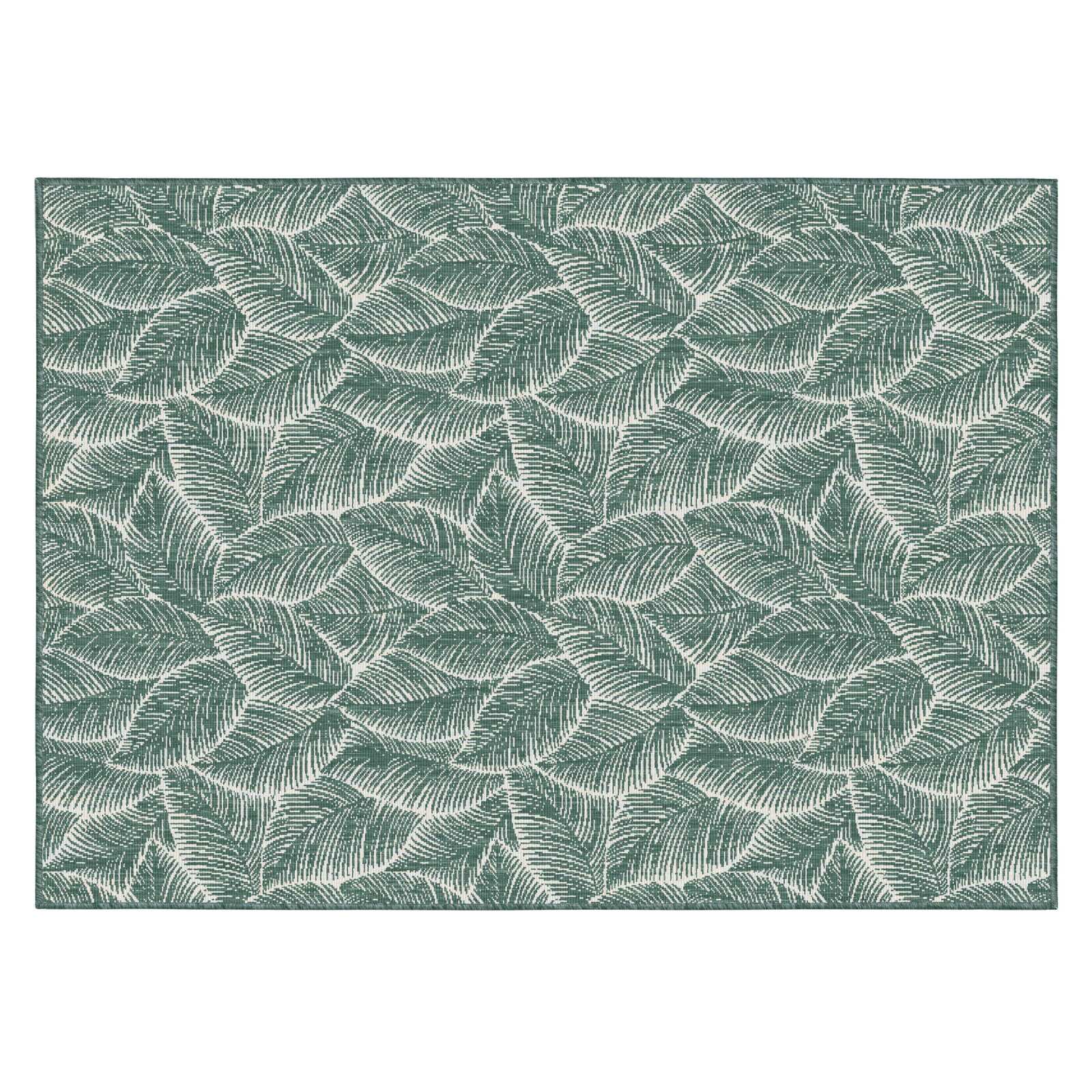 Tappeto rettangolare da esterno reversibile in polipropilene