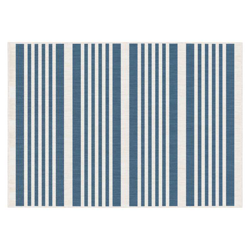 Tappeto rettangolare da esterno reversibile in polipropilene