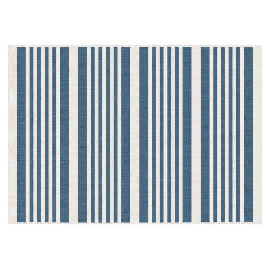 Tappeto da esterno con motivo a righe reversibile rettangolare | Oviala