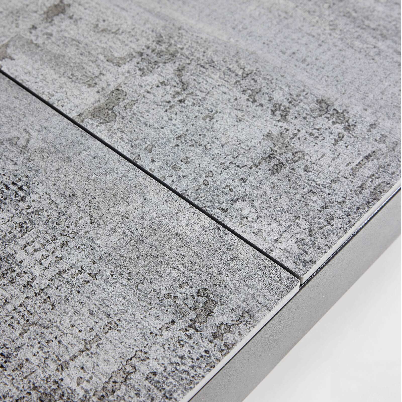 Tavolo da giardino rettangolare allungabile (256/320 x 100 x 76 cm) in alluminio e DPC