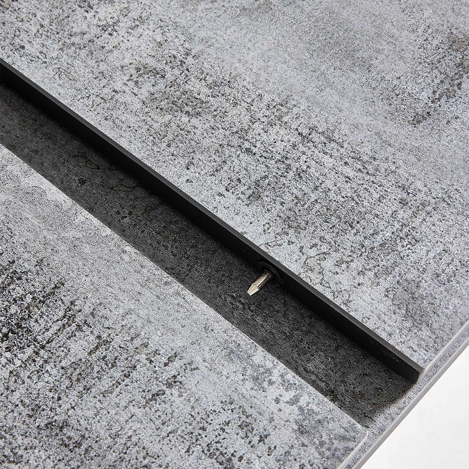 Tavolo da giardino rettangolare allungabile (256/320 x 100 x 76 cm) in alluminio e DPC