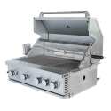 Mobili in acciaio Barbecue a gas 4 + 1 bruciatori per cucina esterna