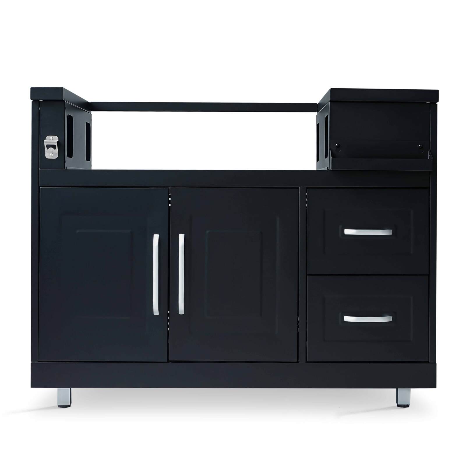 Mobili in acciaio Barbecue a gas 4 + 1 bruciatori per cucina esterna