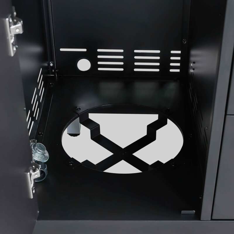 Modulo cucina a gas in acciaio a 2 fuochi per cucine da esterno