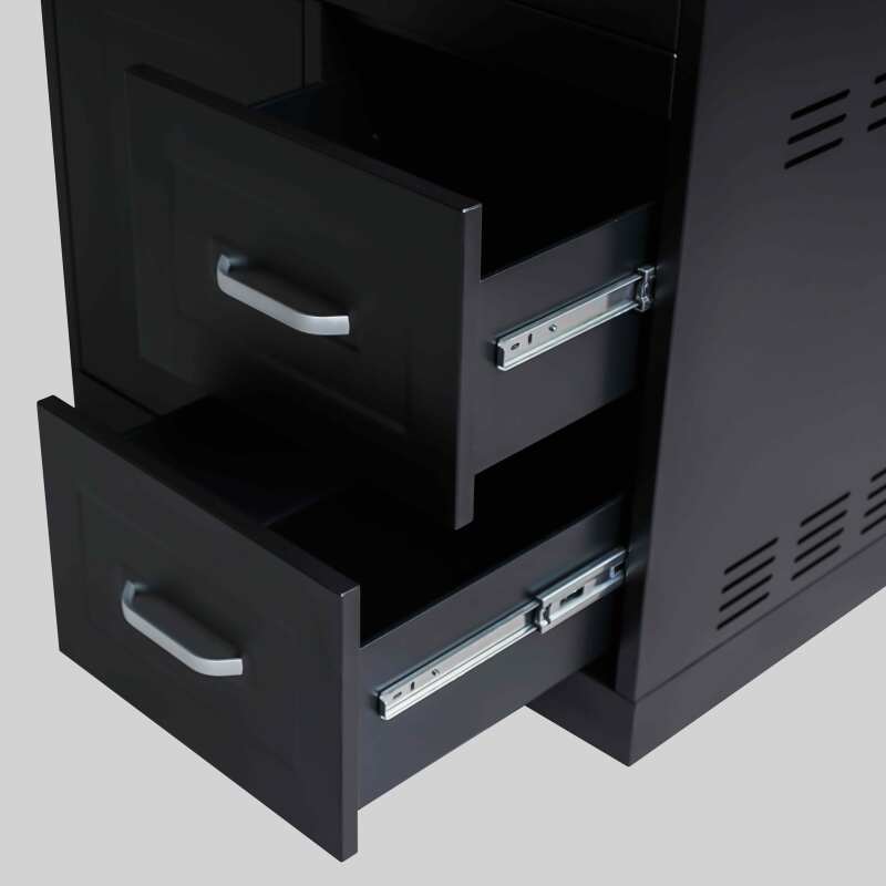 Modulo cucina a gas in acciaio a 2 fuochi per cucine da esterno