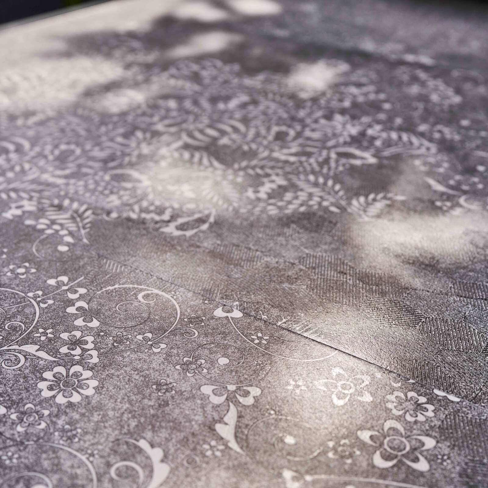 Tavolo da giardino in ceramica effetto francobollo (230 x 95 x 74 cm)