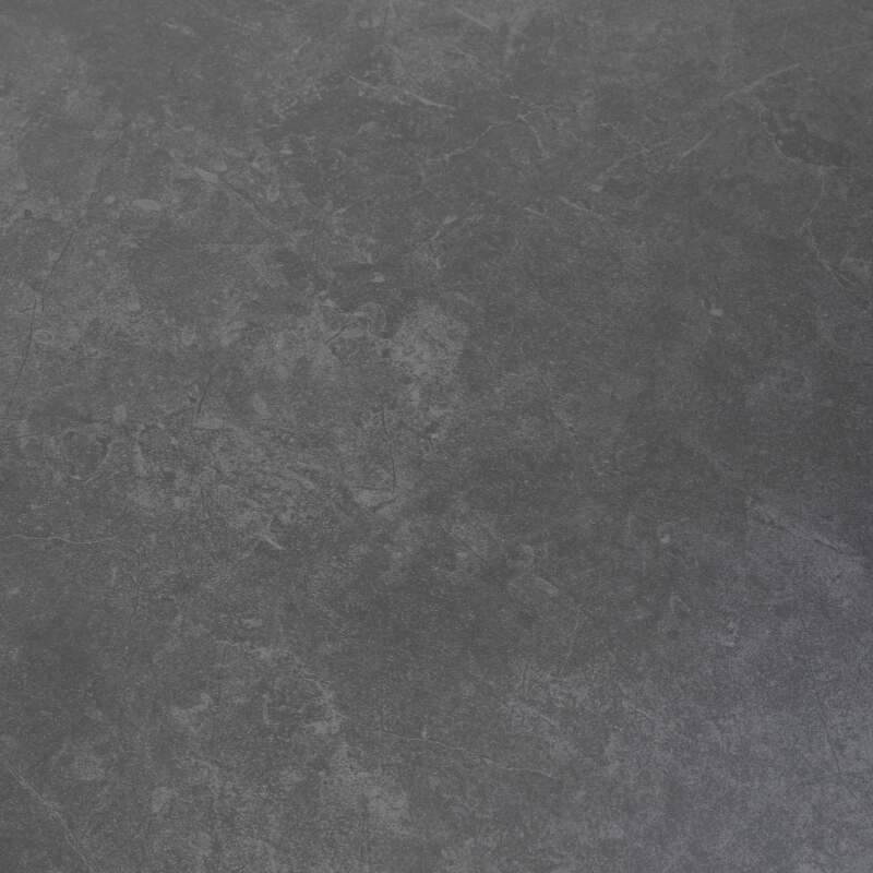 Tavolo da giardino rettangolare allungabile (180/240 x 90 x 75 cm) in alluminio e pietra grigio antracite