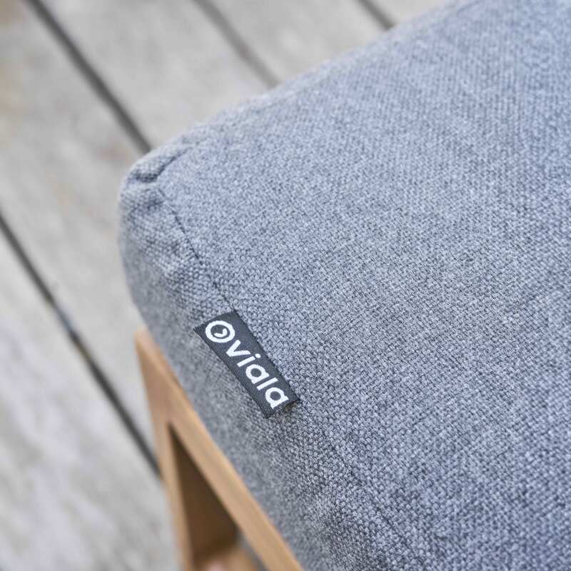 Salotto da giardino a 5 posti con divano ad angolo e poltrone