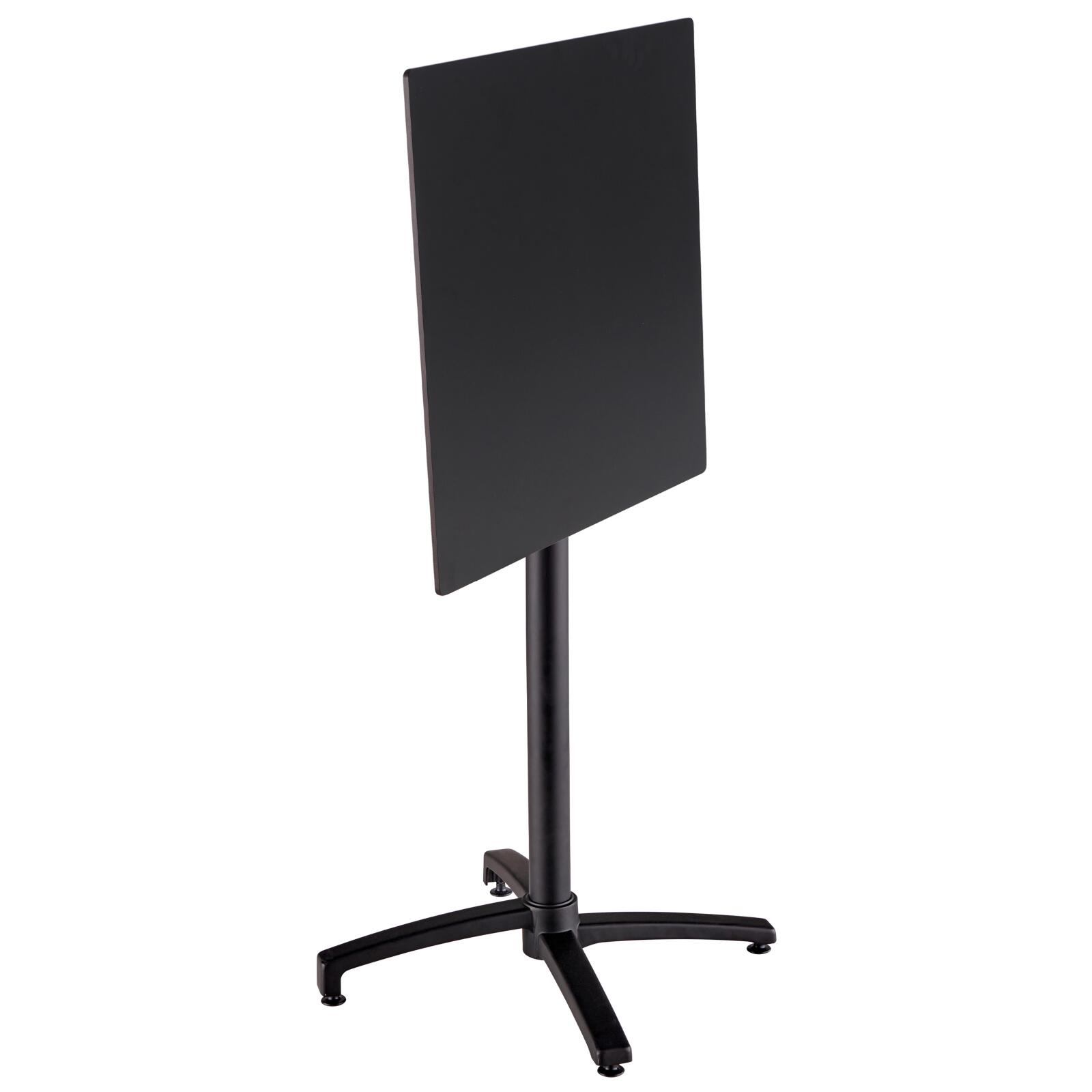 Tavolo alto da giardino quadrato 60 x 60 cm inclinabile in HPL