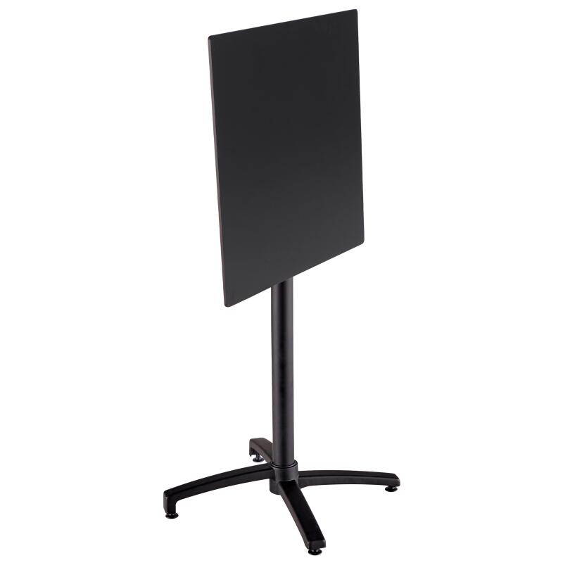 Tavolo alto da giardino quadrato 60 x 60 cm inclinabile in HPL