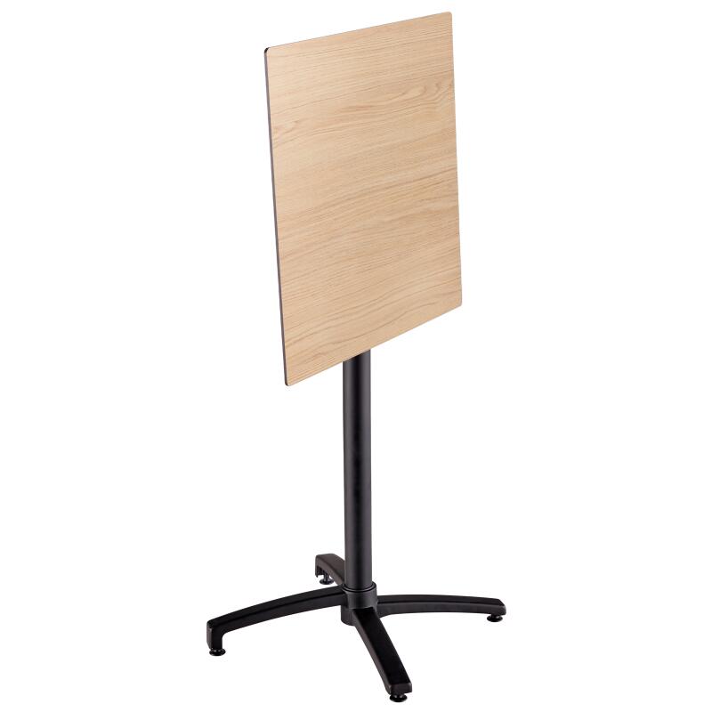 Tavolo alto da giardino quadrato 60 x 60 cm inclinabile in HPL