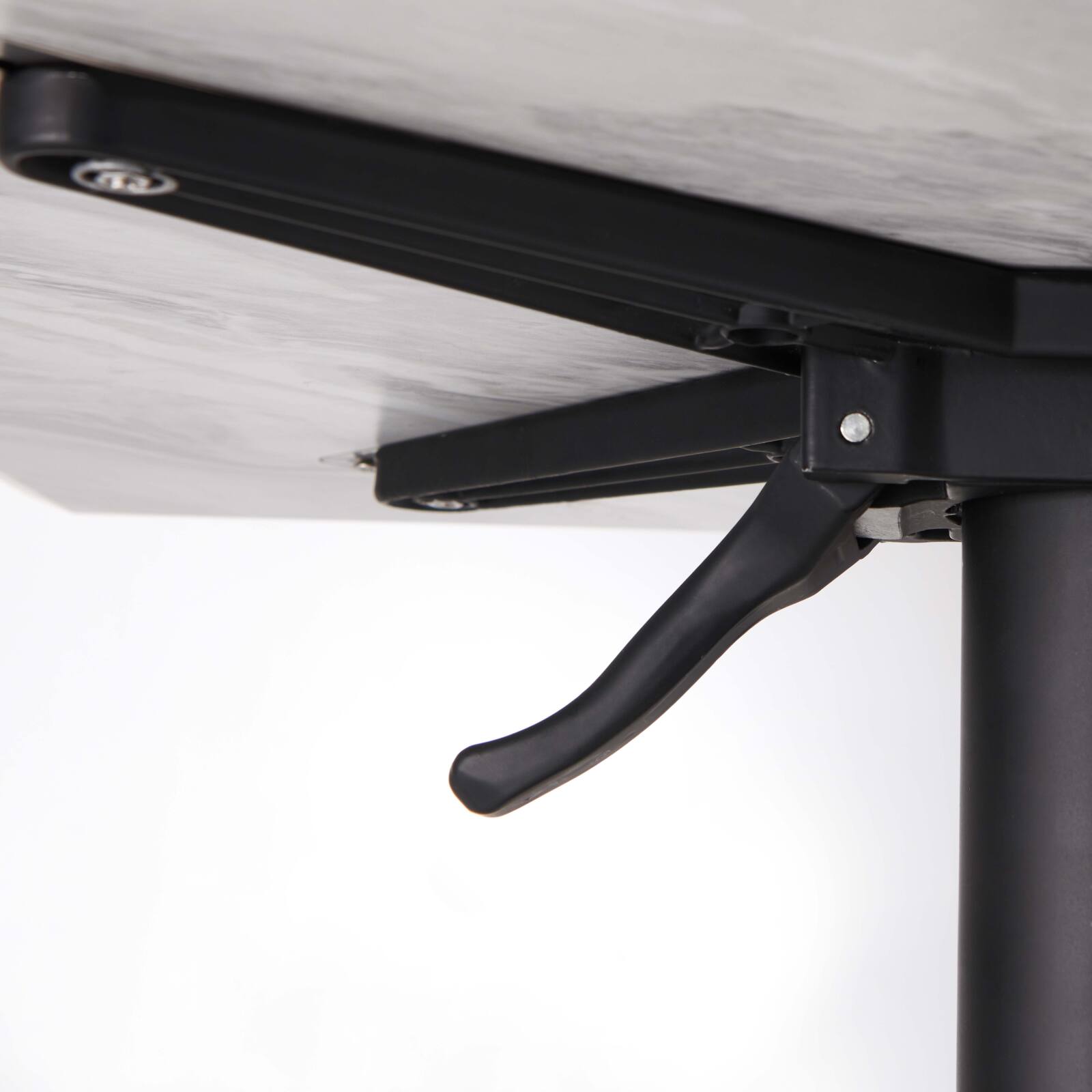 Tavolo alto da giardino quadrato 60 x 60 cm inclinabile in HPL