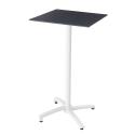 Tavolo alto da giardino quadrato 60 x 60 cm inclinabile in HPL