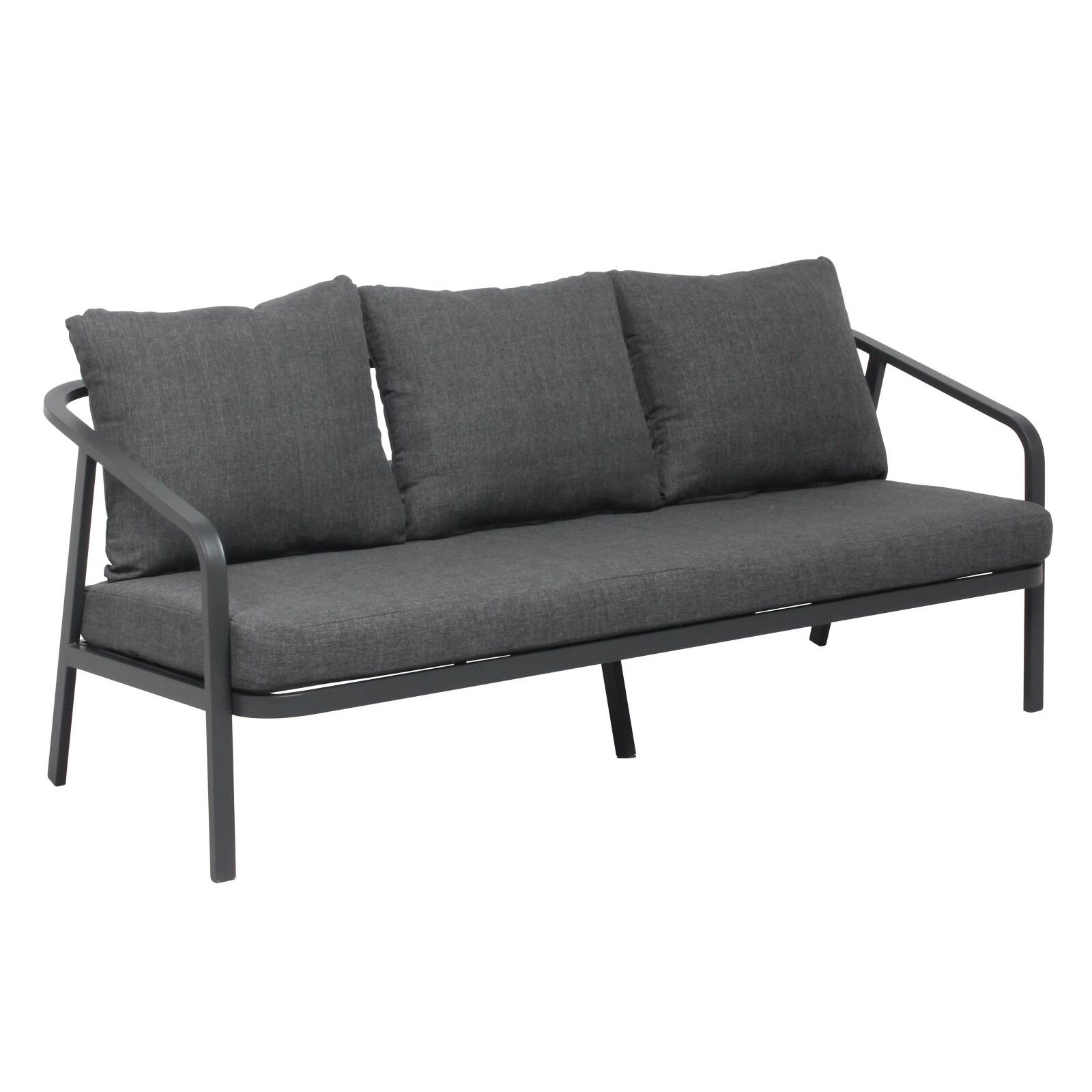 Salotto da giardino in alluminio a 5 posti