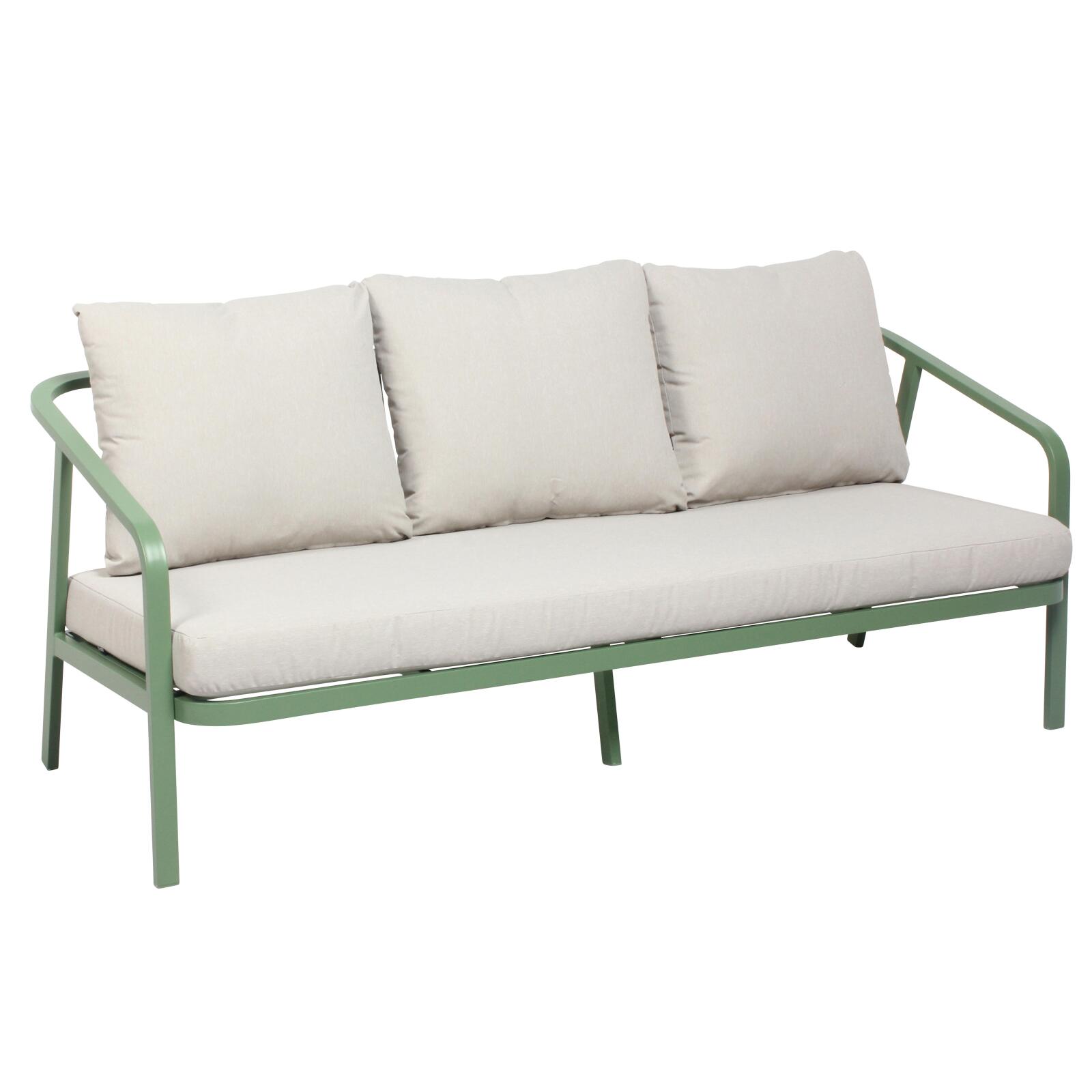 Salotto da giardino in alluminio a 5 posti