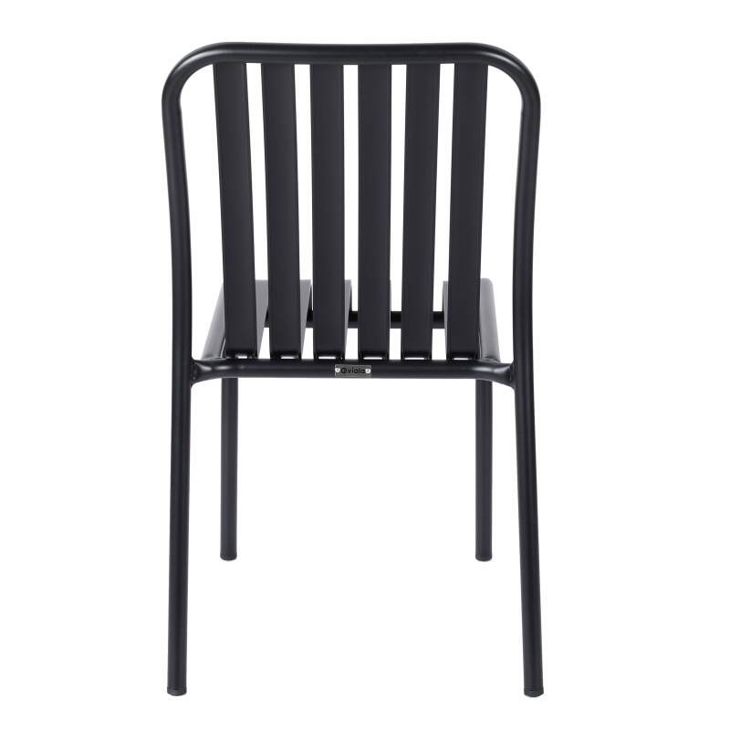 Sedia da terrazza di design in alluminio