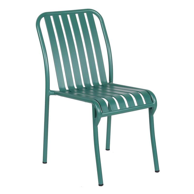 Sedia da terrazza di design in alluminio