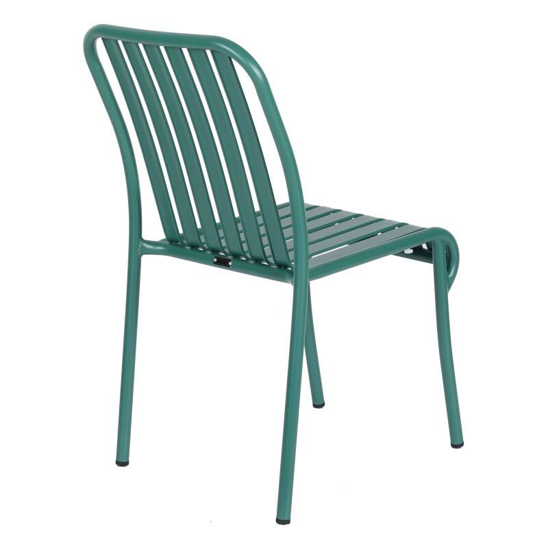 Sedia da terrazza di design in alluminio