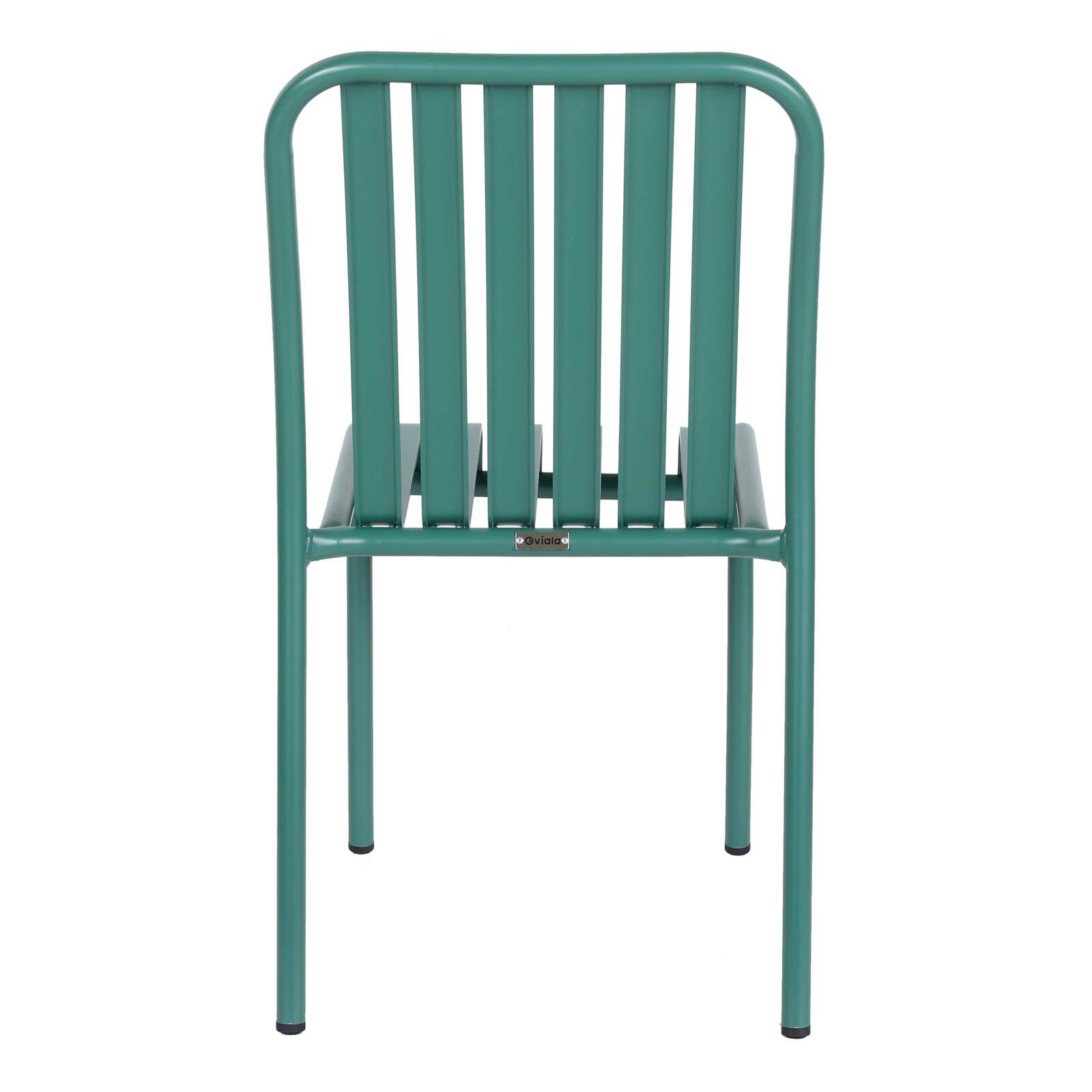 Sedia da terrazza di design in alluminio