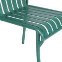 Sedia da terrazza di design in alluminio