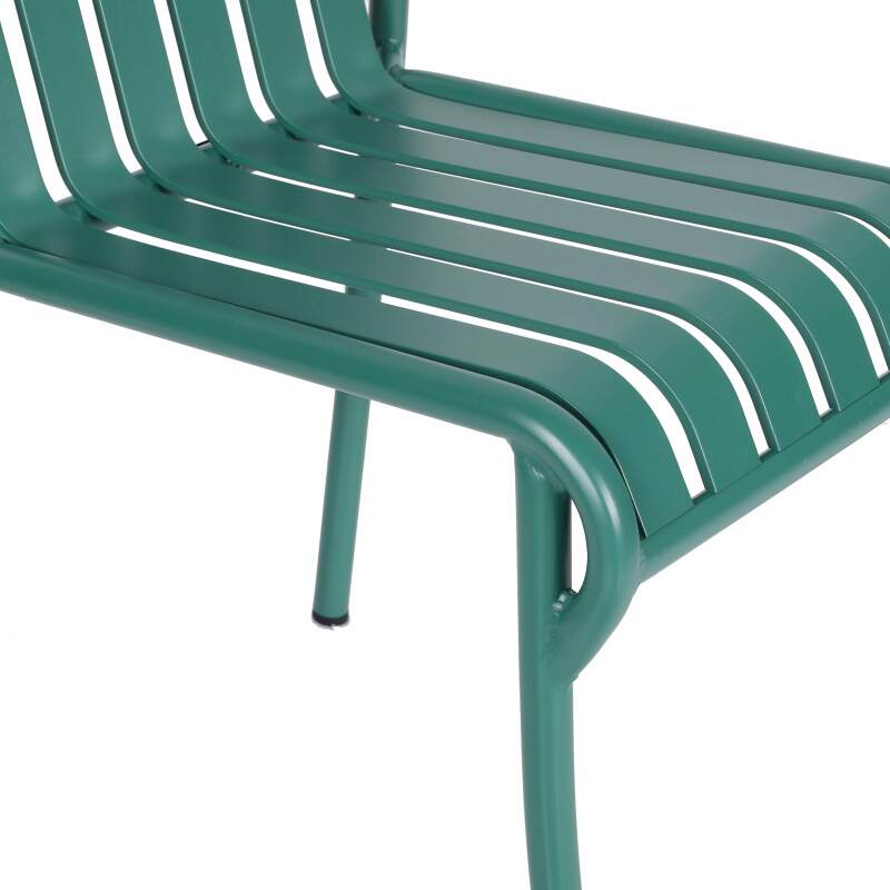Sedia da terrazza di design in alluminio