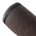 Rete ombreggiantein HDPE marrone corteccia, occultamento all'85% - Altezza 1,8 m