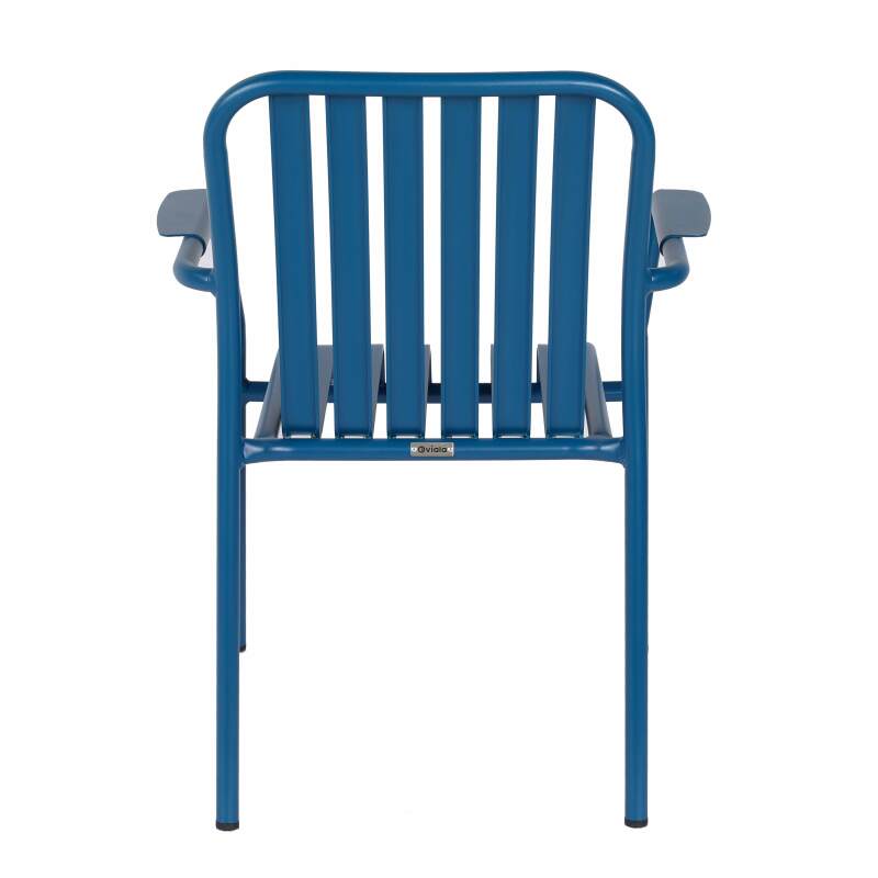 Sedia da terrazza con braccioli in alluminio (6/7)