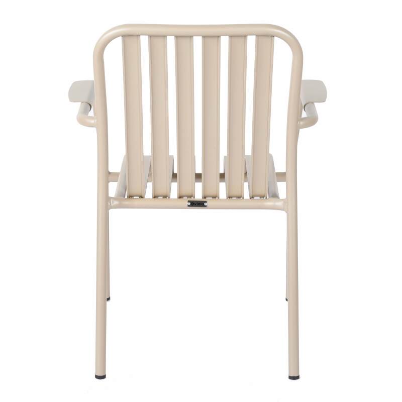 Sedia da terrazza con braccioli in alluminio (6/7)