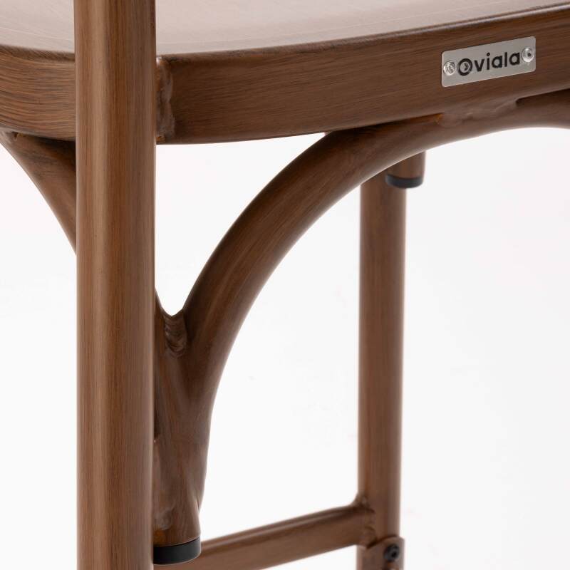 Seggiolone da giardino in alluminio