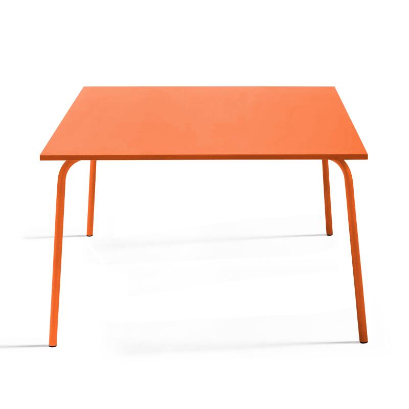 Tavolo da giardino quadrato in metallo (120 x 120 cm) (2/7)