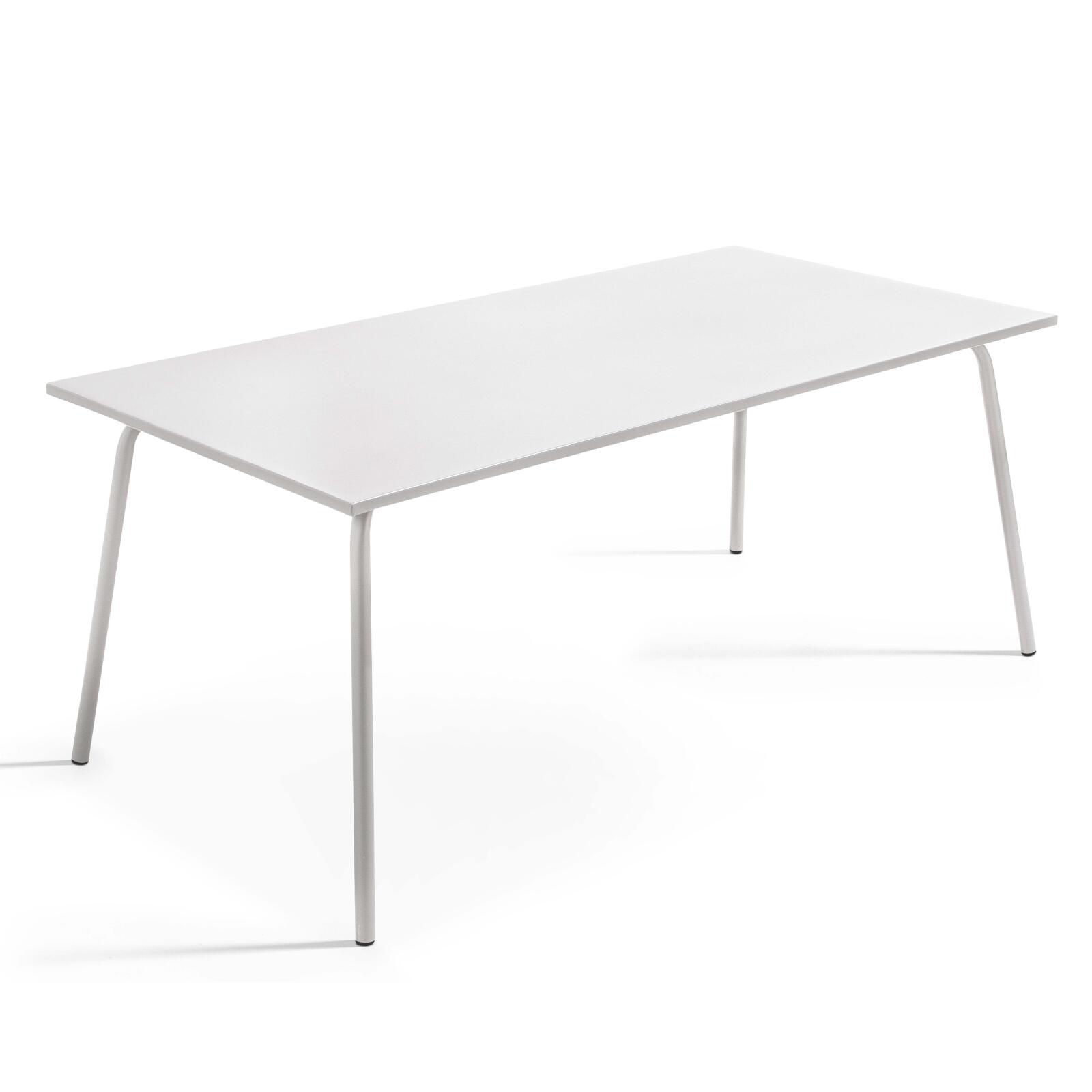 Tavolo da giardino (180 x 90 x 72 cm) in metallo di design