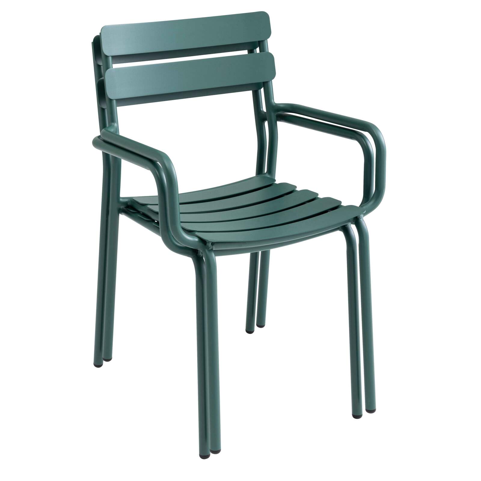 Sedia da terrazza con braccioli in alluminio Sedia da terrazza con braccioli in alluminio