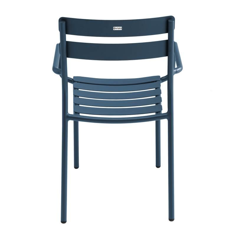Sedia da terrazza con braccioli in alluminio (4/7)