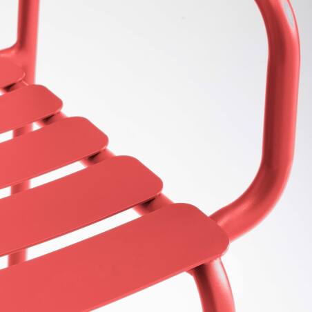 Sedia da terrazza con braccioli in alluminio (6/7)
