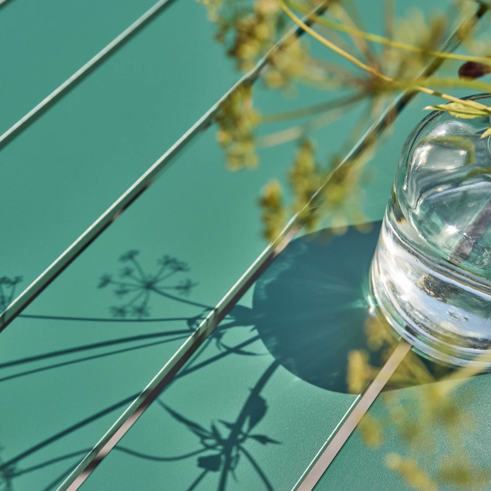 Tavolo da terrazza rettangolare in alluminio