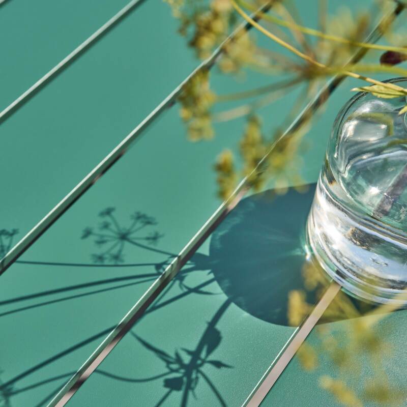 Tavolo da terrazza rettangolare in alluminio (3/7)
