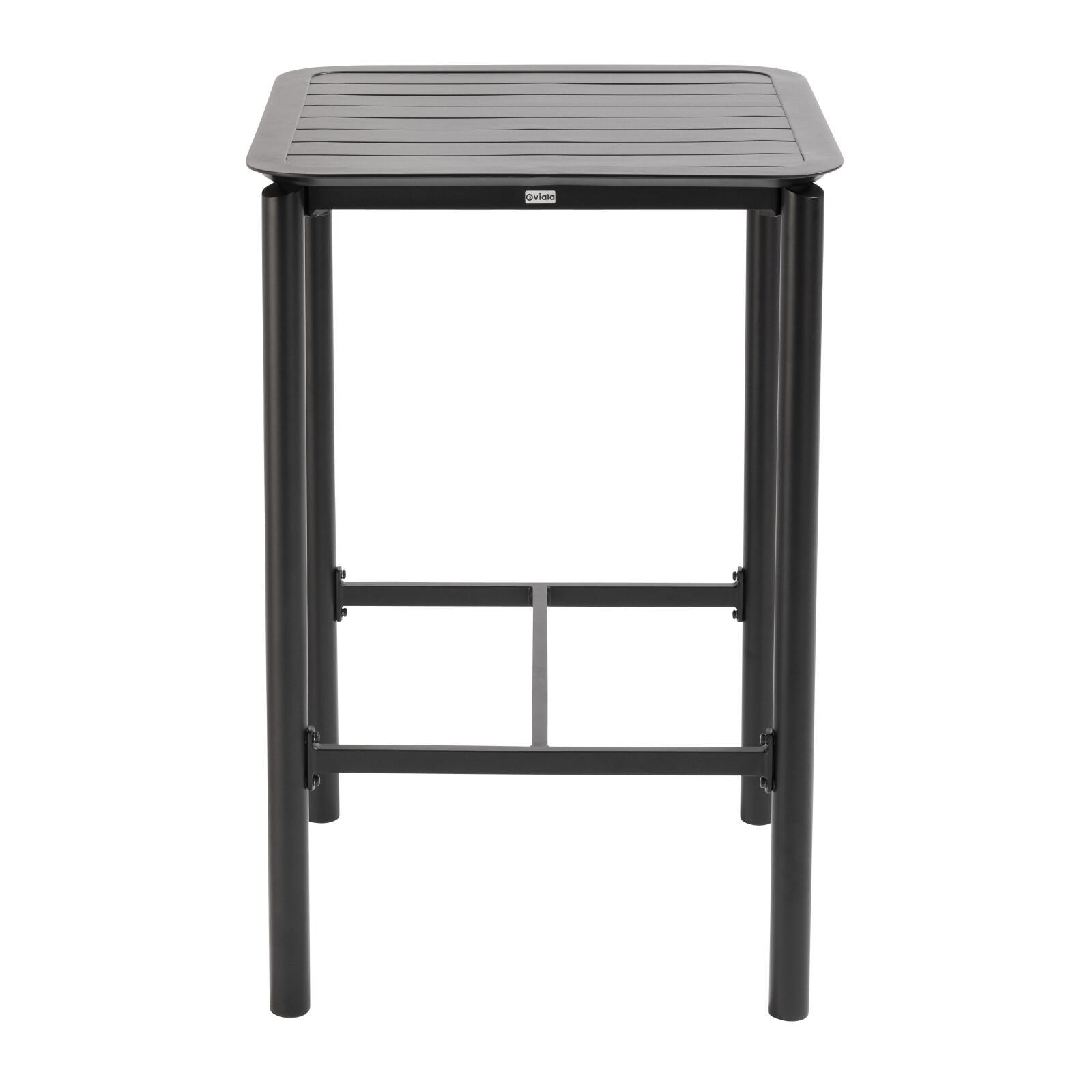 Tavolo alto da terrazza in alluminio