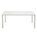 Tavolo da terrazza rettangolare 185 x 92 cm e 8 sedie in alluminio