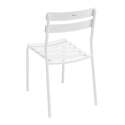 Tavolo da terrazza rettangolare 185 x 92 cm e 8 sedie in alluminio