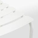 Tavolo da terrazza rettangolare 185 x 92 cm e 8 sedie in alluminio