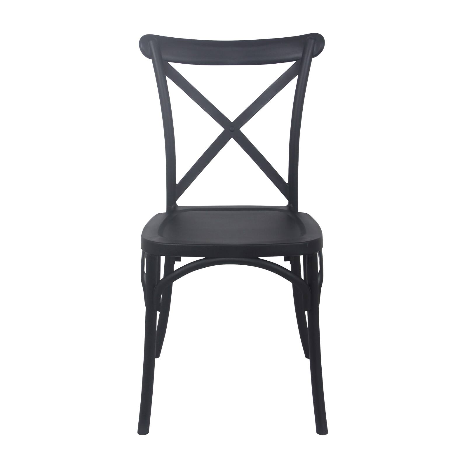 Sedia da terrazza impilabile in plastica Sedia da terrazza impilabile in plastica