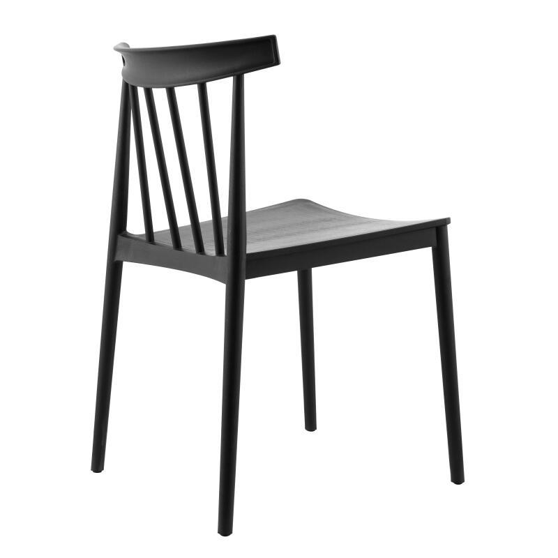 Set di 4 sedie da terrazza in plastica (3/6)