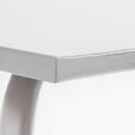 Tavolo da giardino (180 x 90 x 72 cm) in metallo di design
