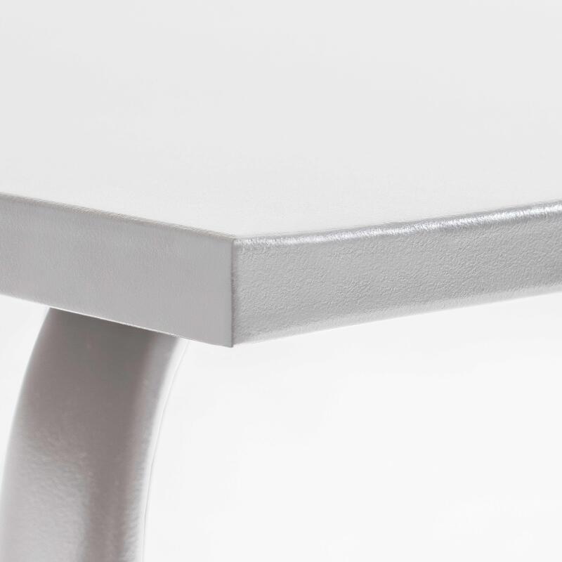 Tavolo da giardino (180 x 90 x 72 cm) in metallo di design (5/7)